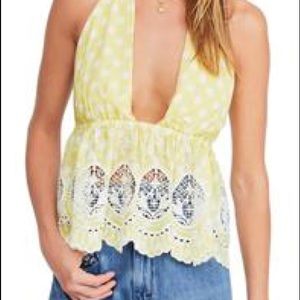 Free People Lunch Date Halter Top